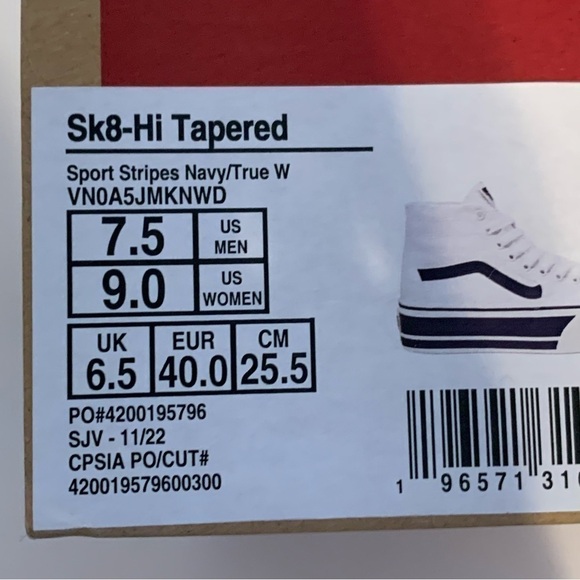 NIB. VANS Sk8-Hi Tapered Stackform Platform Sneaker - Picture 8 of 8